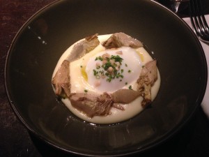 L'eggs - cremita con huevo y alcachofas